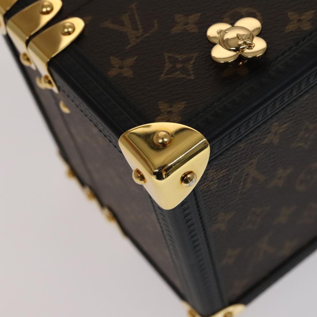 LOUIS VUITTON Monogram Boite Amsik Music box GI0267 LV Auth 109689AM