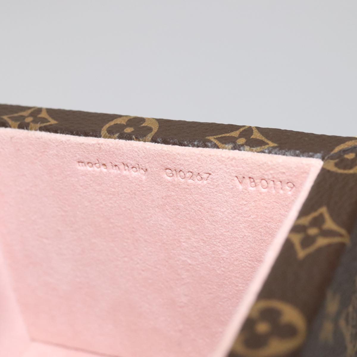 LOUIS VUITTON Monogram Boite Amsik Music box GI0267 LV Auth 109689AM