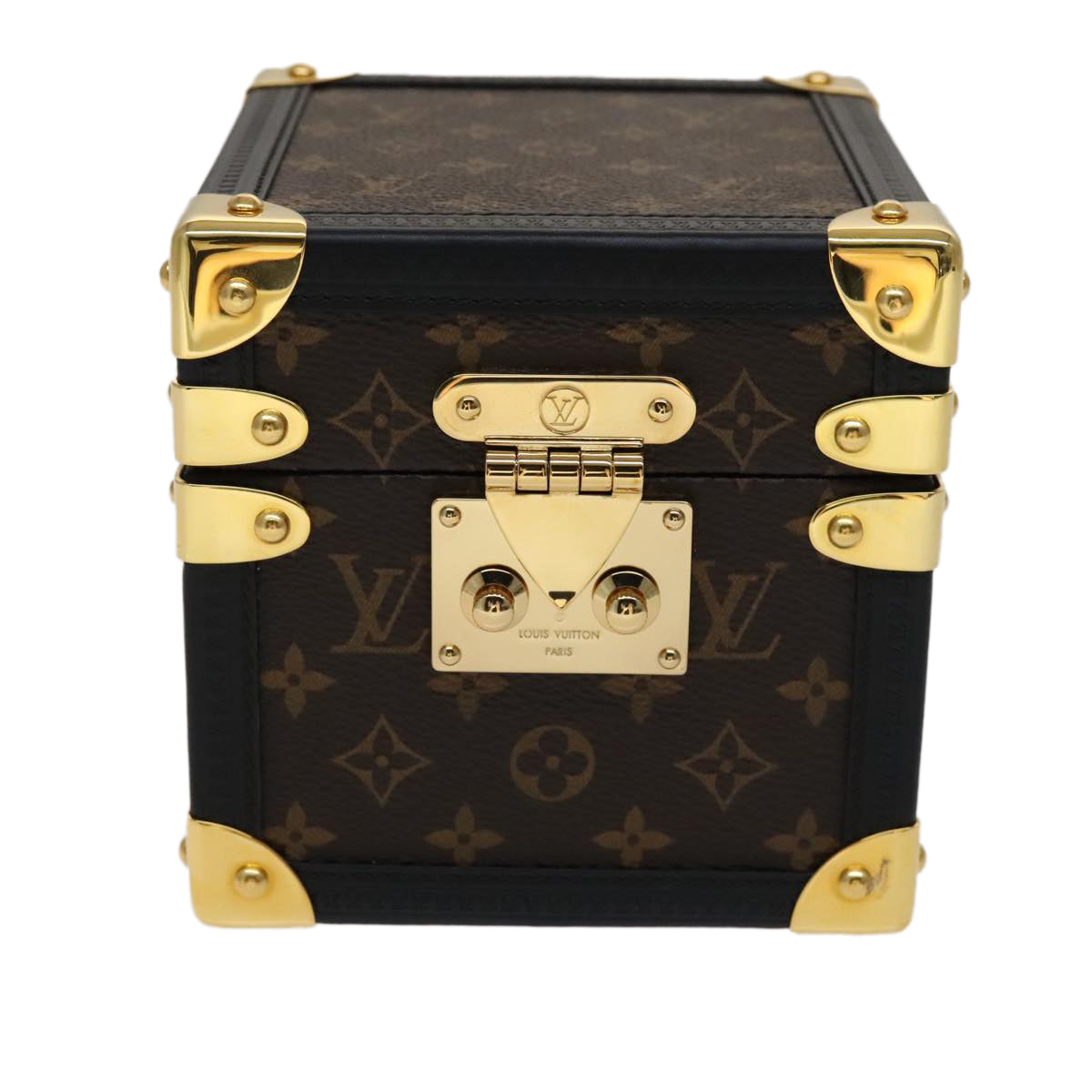 LOUIS VUITTON Monogram Boite Amsik Music box GI0267 LV Auth 109689AM