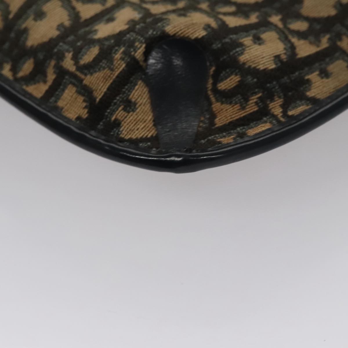 Christian Dior Trotter Canvas Shoulder Bag Navy Auth 109698