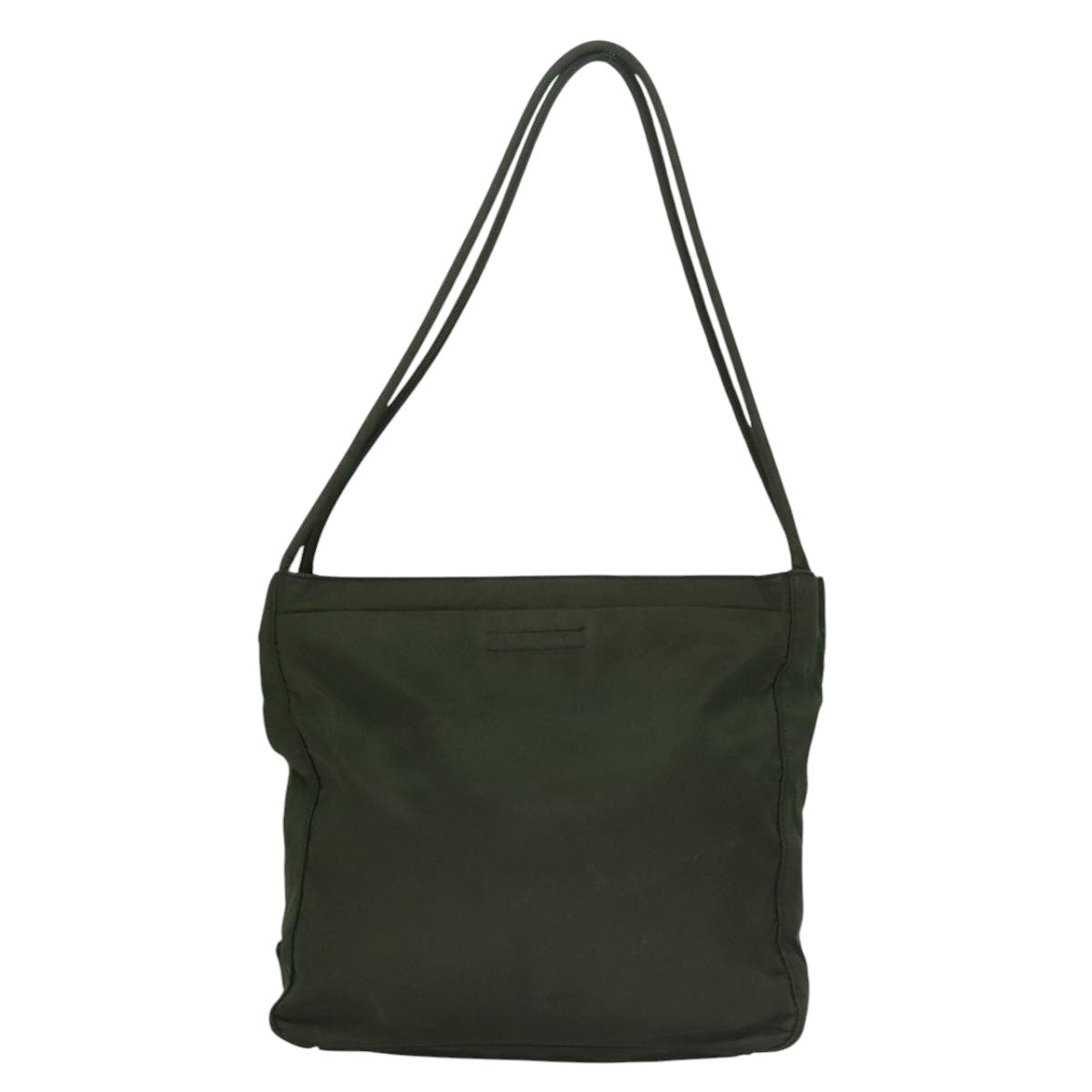 PRADA Shoulder Bag Nylon Khaki Auth 109706