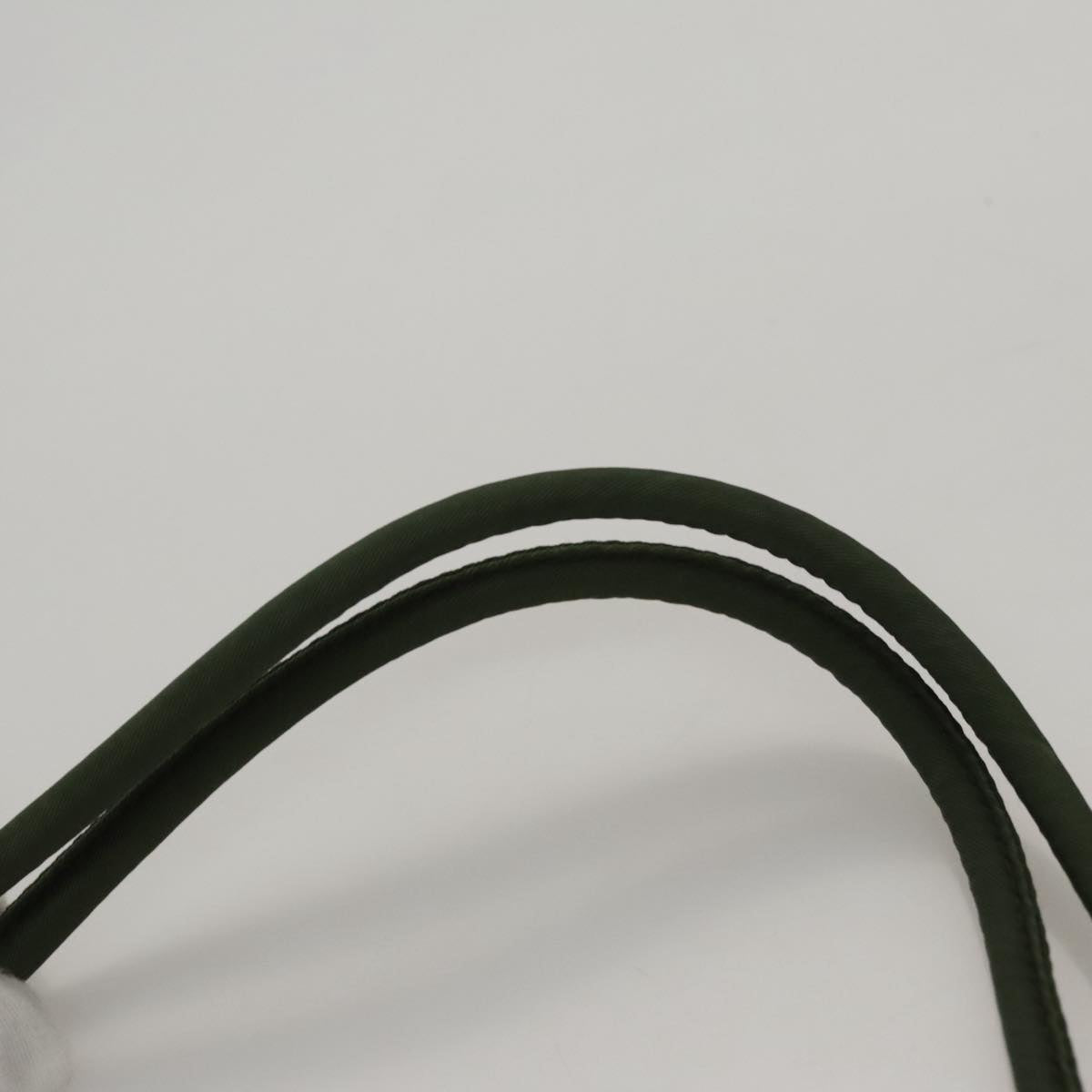 PRADA Shoulder Bag Nylon Khaki Auth 109706