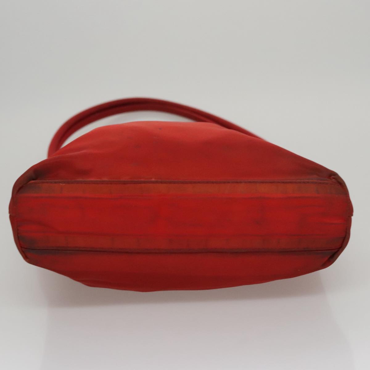 PRADA Shoulder Bag Nylon Red Auth 109708