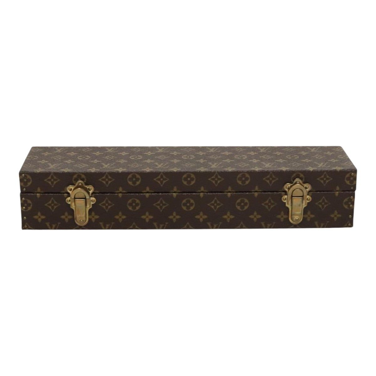 LOUIS VUITTON Monogram Accessory Case Jewelry Box LV Auth 109752SV