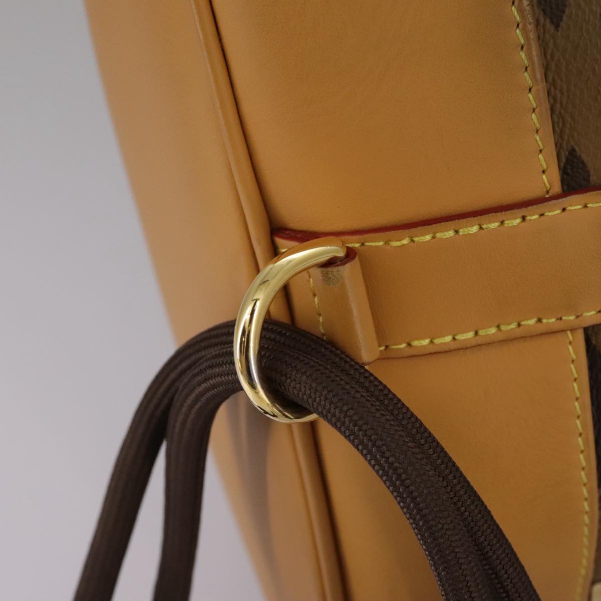 LOUIS VUITTON Monogram Stripe Randonnee messenger Shoulder M45968 Auth 109777A