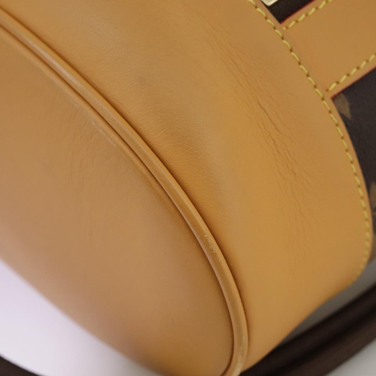 LOUIS VUITTON Monogram Stripe Randonnee messenger Shoulder M45968 Auth 109777A