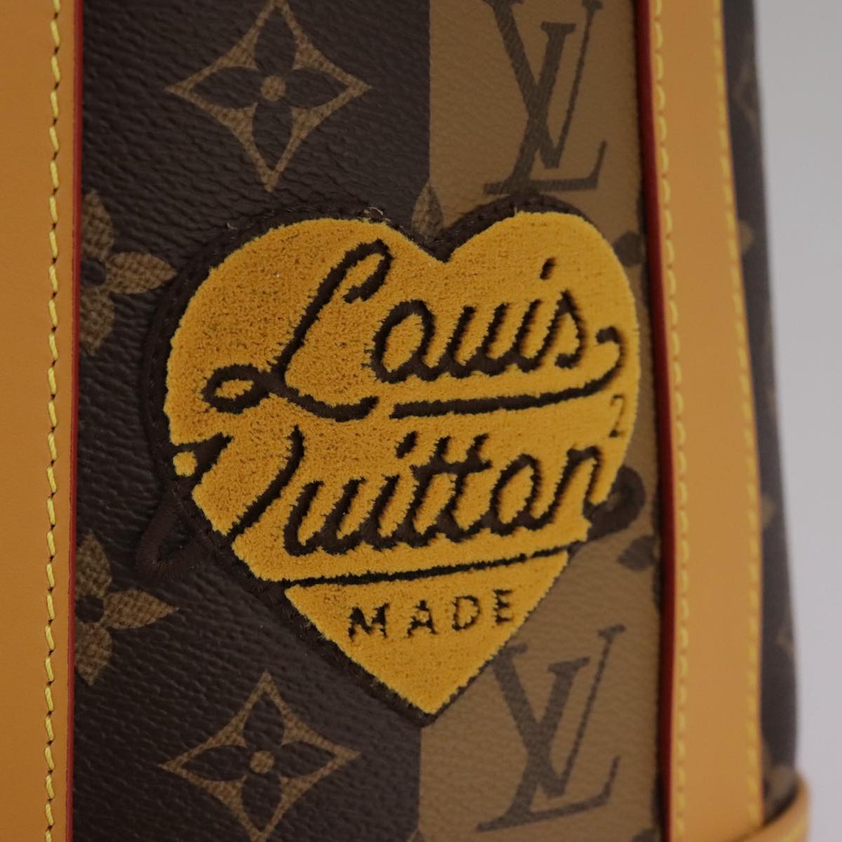 LOUIS VUITTON Monogram Stripe Randonnee messenger Shoulder M45968 Auth 109777A