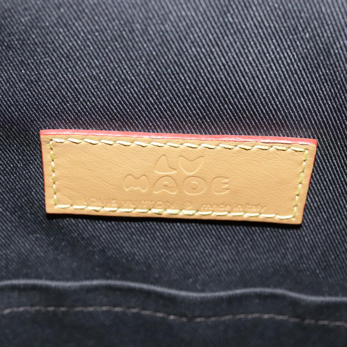 LOUIS VUITTON Monogram Stripe Randonnee messenger Shoulder M45968 Auth 109777A