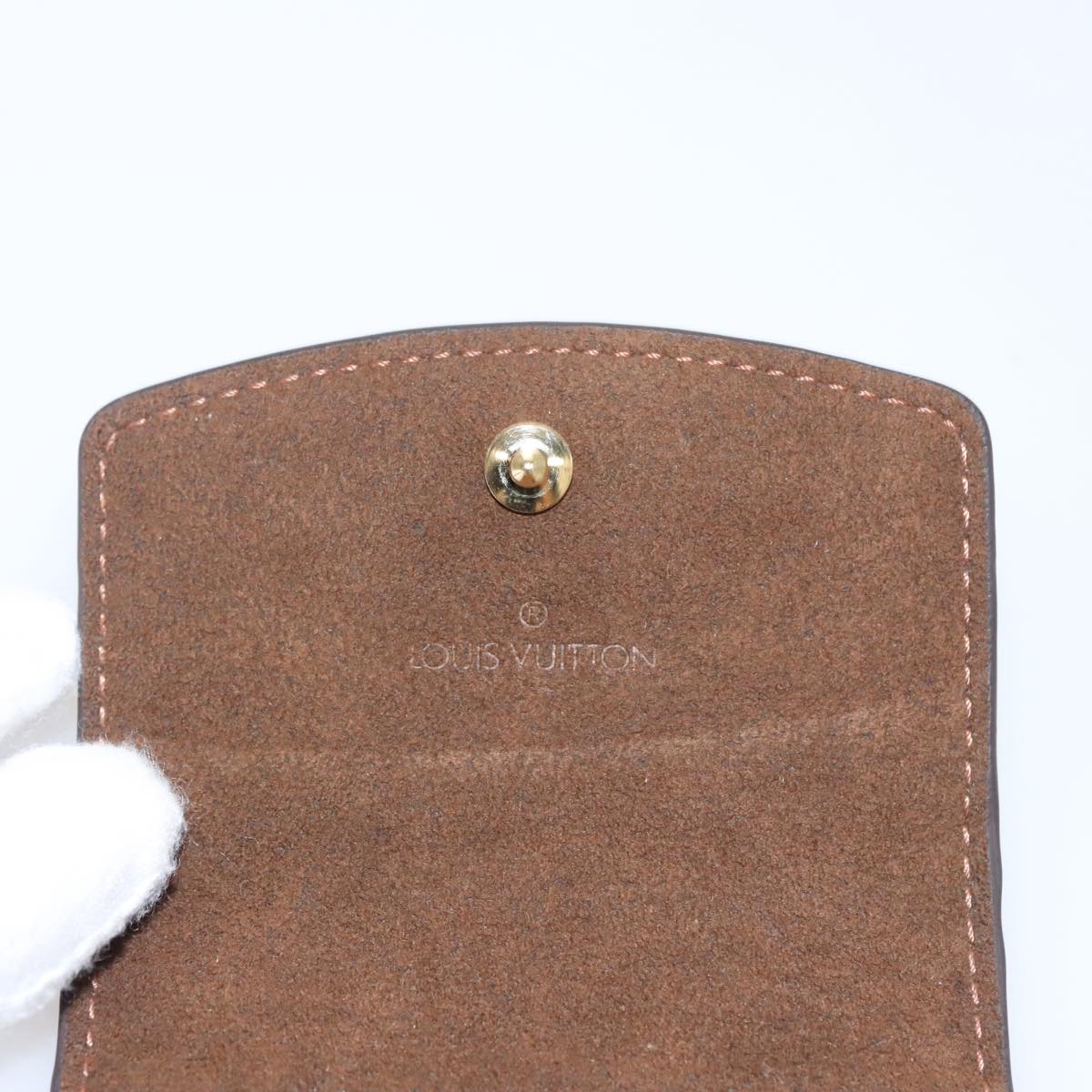 LOUIS VUITTON Damier Ebene Cuff Case LV Auth 109785