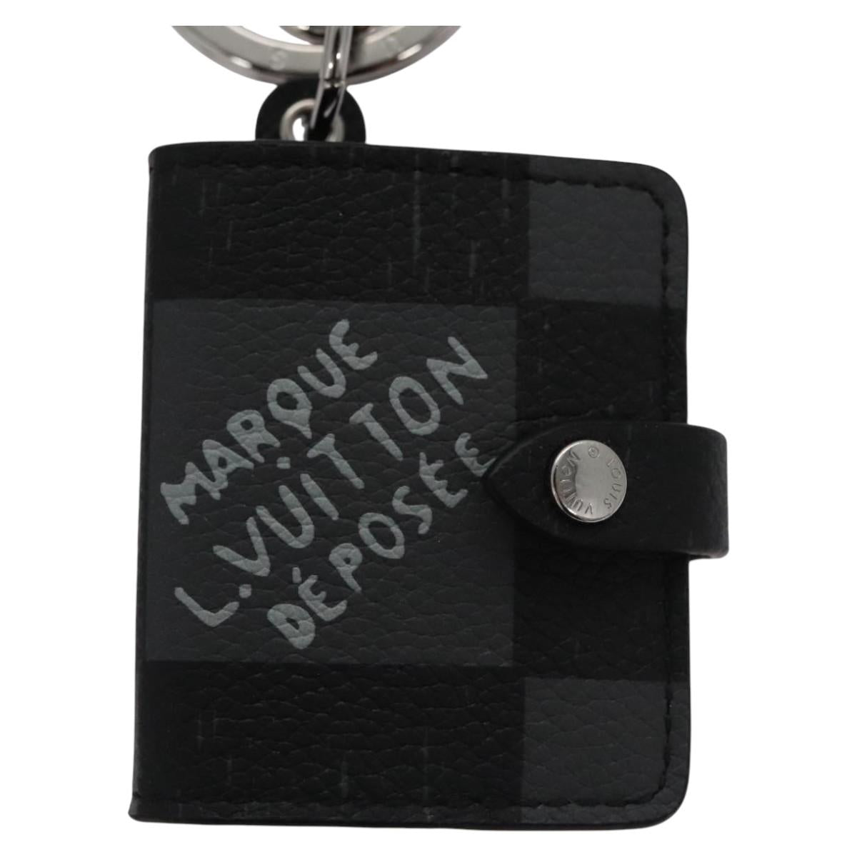 LOUIS VUITTON Damier Archives Porte Cles Carnet Key Holder M00480 Auth 109800M