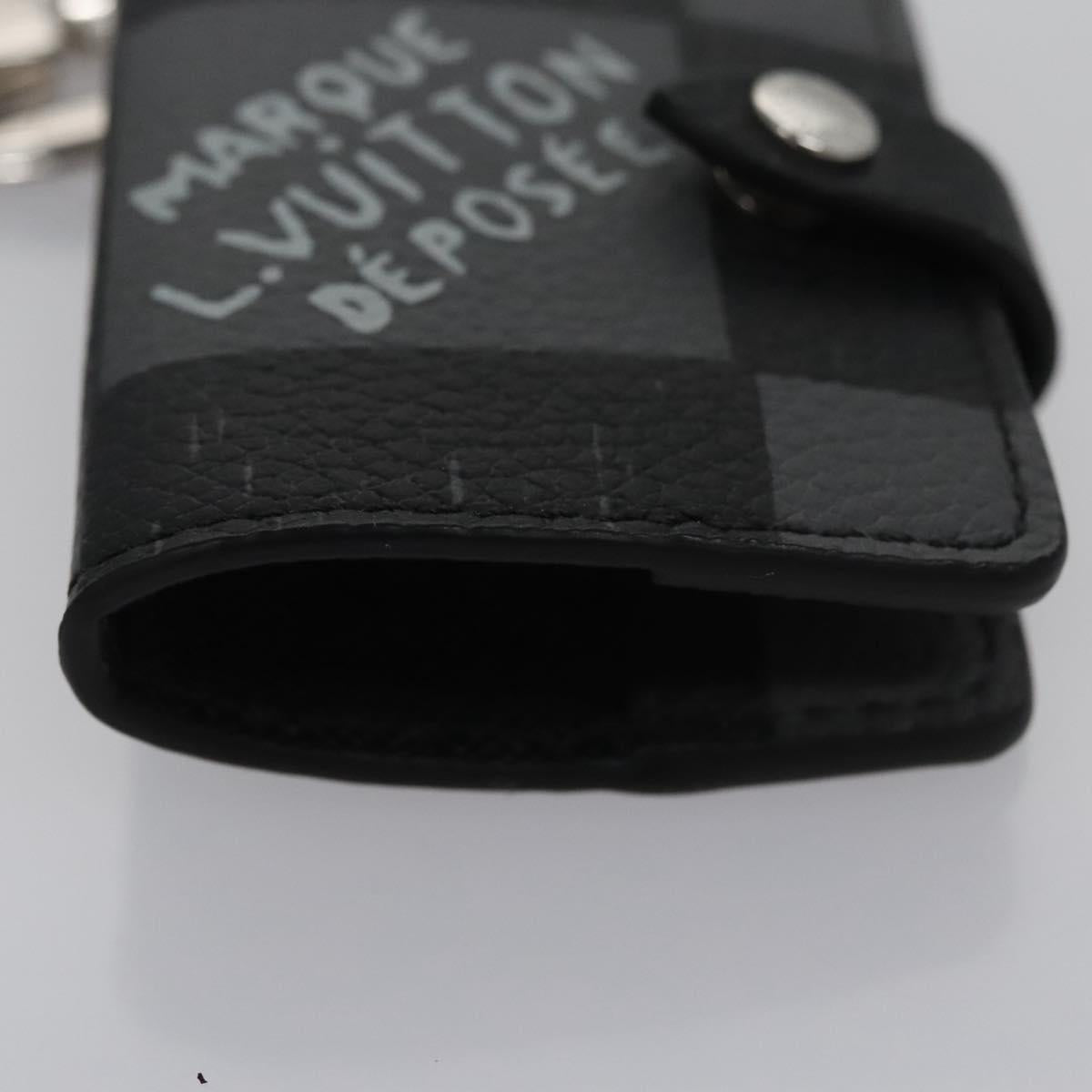 LOUIS VUITTON Damier Archives Porte Cles Carnet Key Holder M00480 Auth 109800M