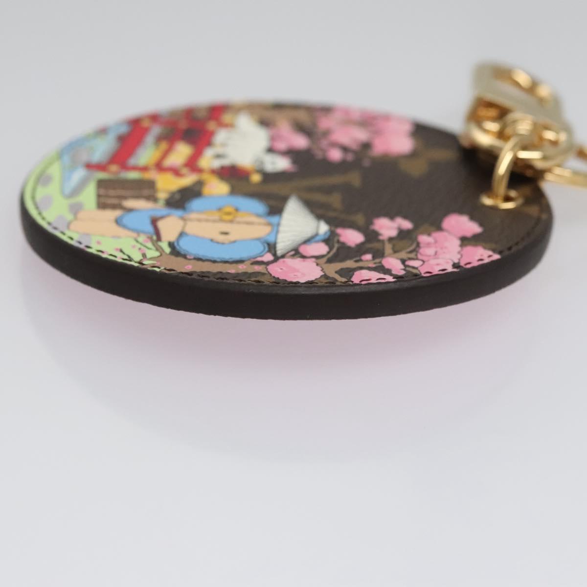 LOUIS VUITTON Monogram Porte Cre Illustre Key Ring M00499 LV Auth 109803SA