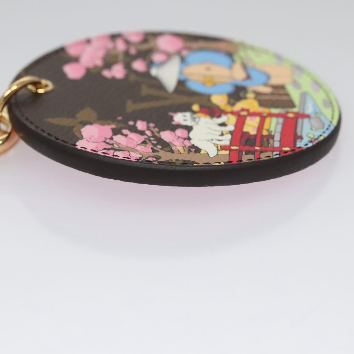 LOUIS VUITTON Monogram Porte Cre Illustre Key Ring M00499 LV Auth 109803SA