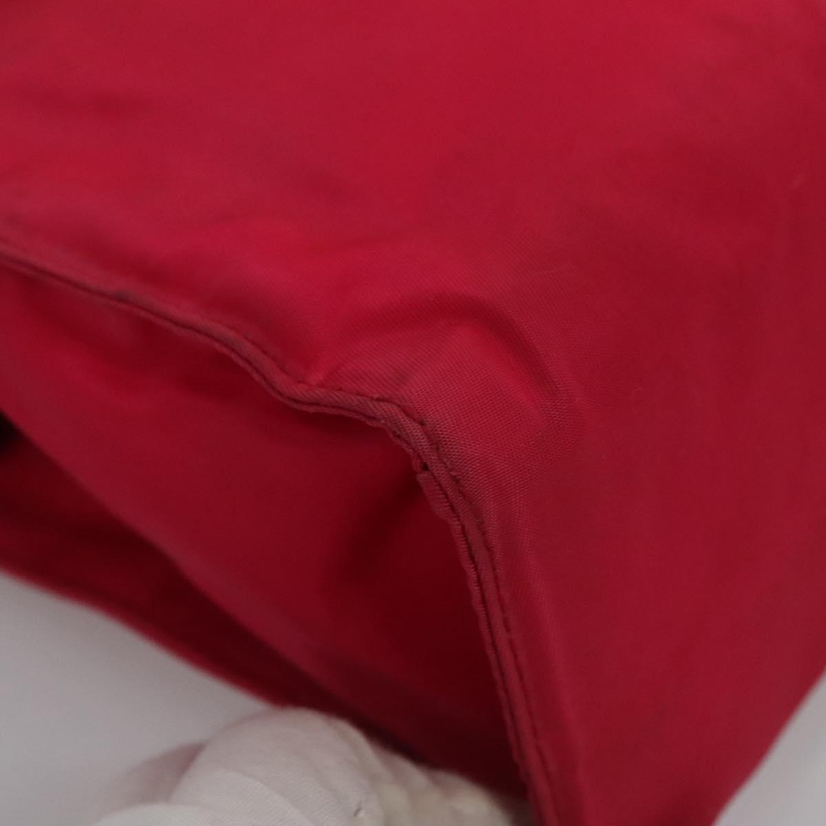 PRADA Hand Bag Nylon Pink Auth 109805