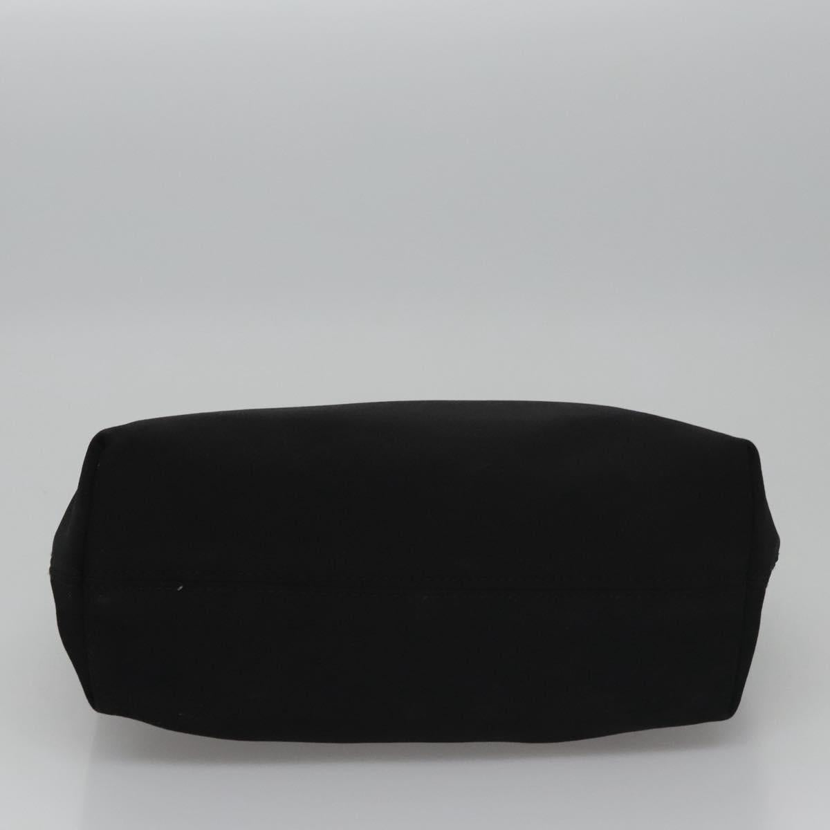 Salvatore Ferragamo Hand Bag Nylon Black Auth 109806