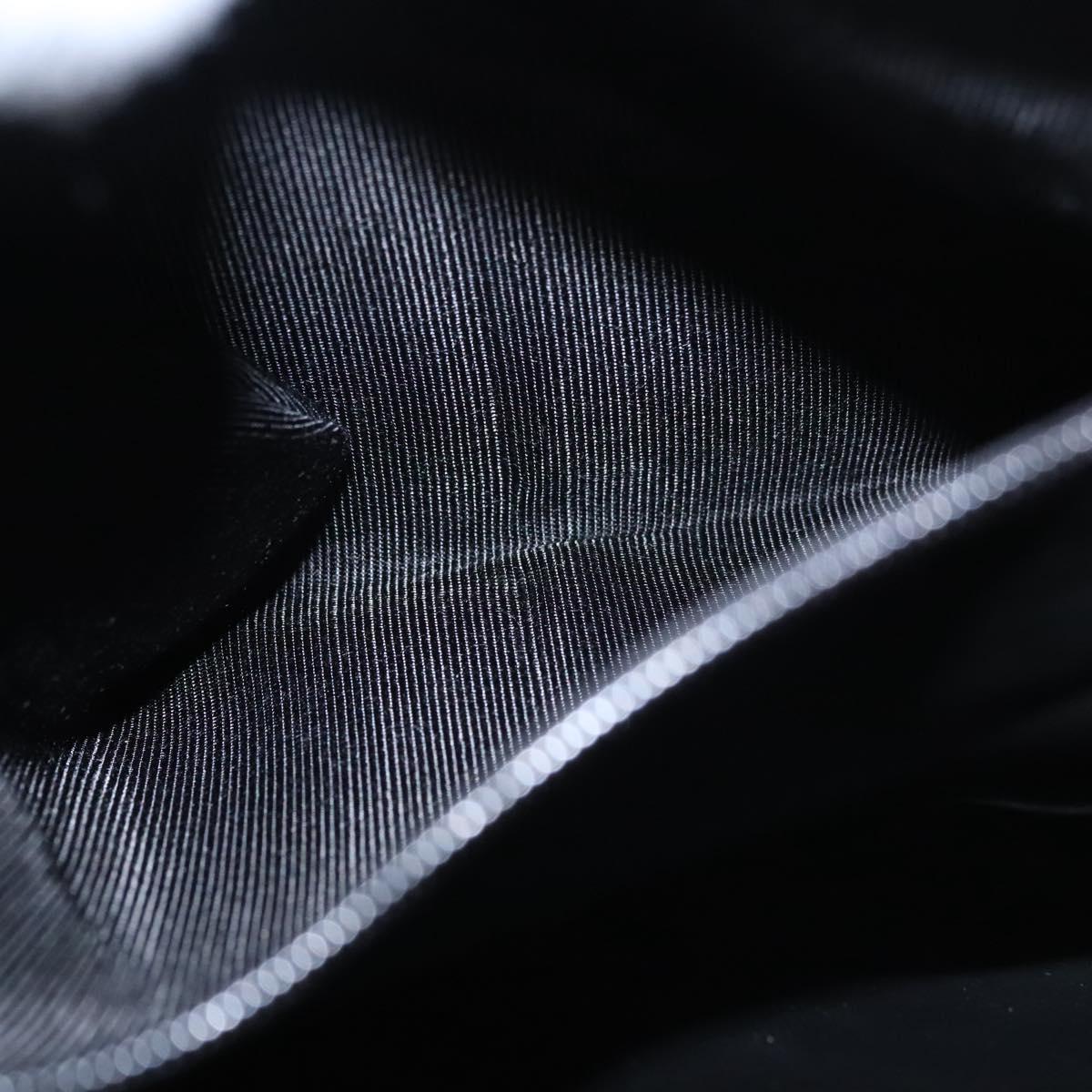 BALLY Quilted Chain Shoulder Bag Leather Black Auth 109809