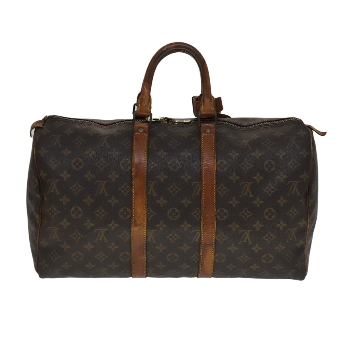 LOUIS VUITTON Monogram Keepall 45 Boston Bag M41428 LV Auth 109876