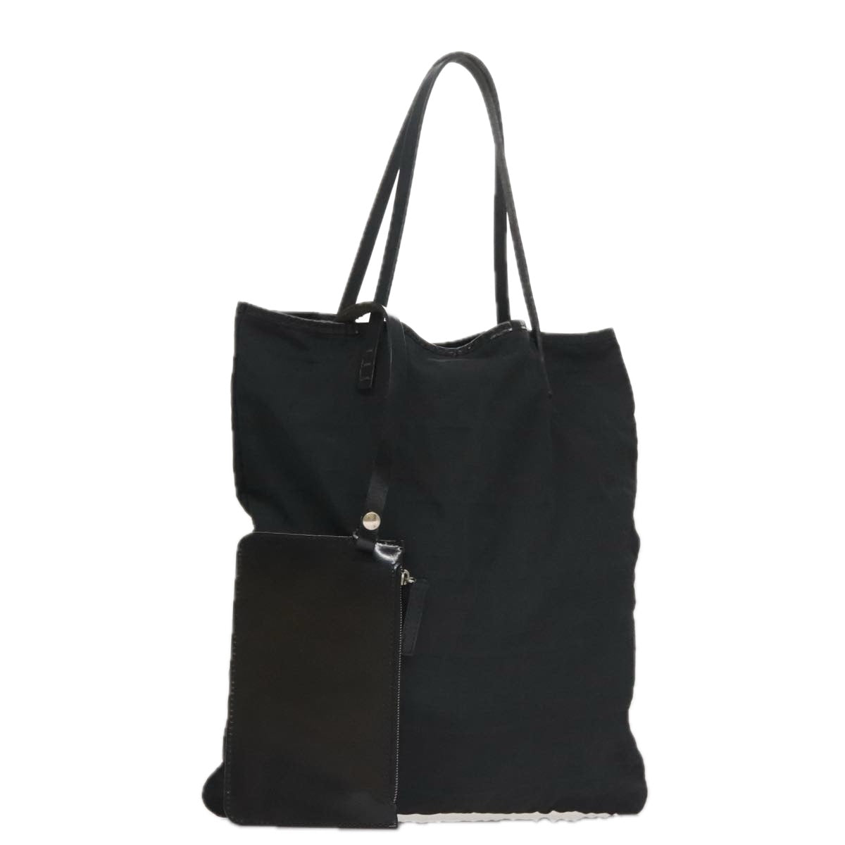 FENDI Zucca Canvas Tote Bag Black Auth 109897