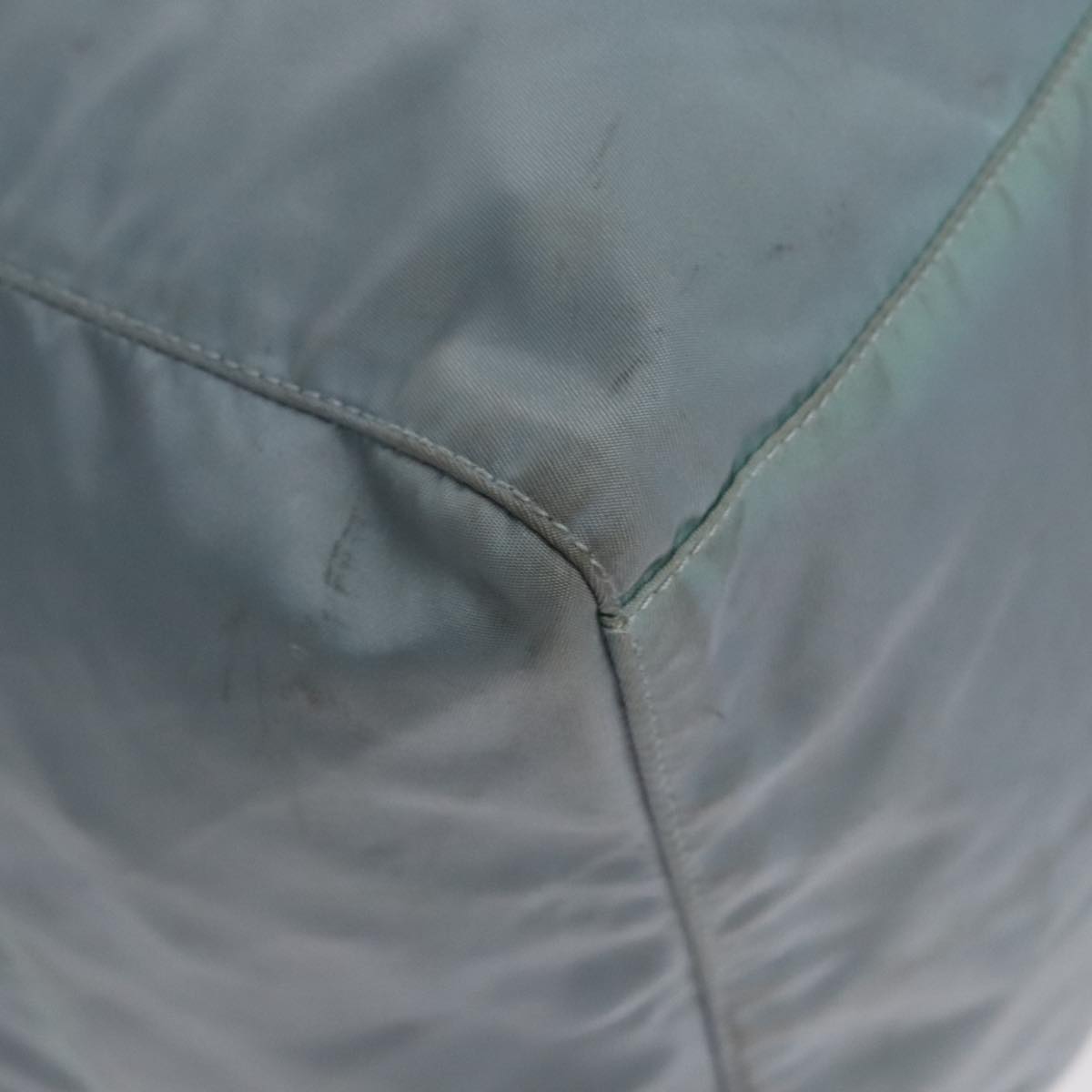 PRADA Shoulder Bag Nylon Light Blue Auth 109898