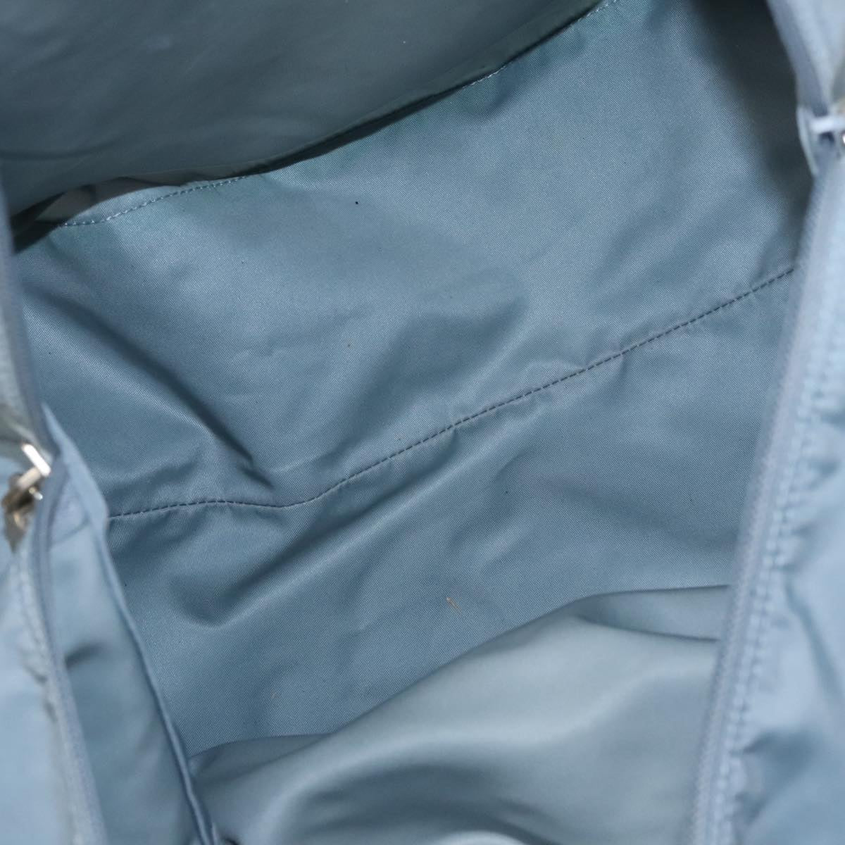 PRADA Shoulder Bag Nylon Light Blue Auth 109898