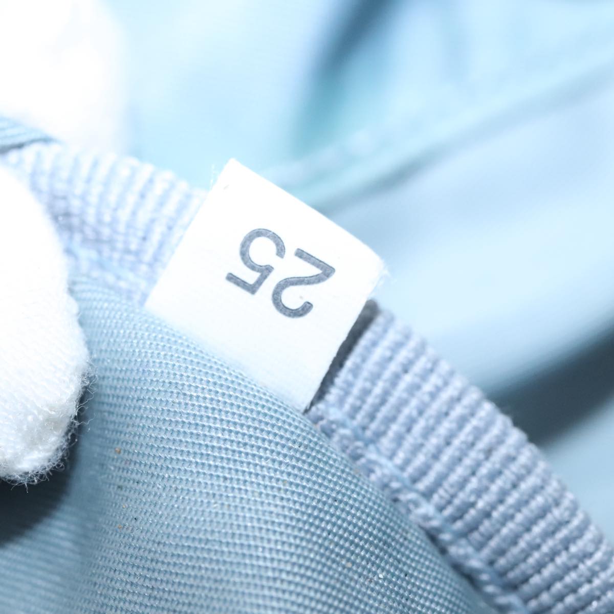 PRADA Shoulder Bag Nylon Light Blue Auth 109898