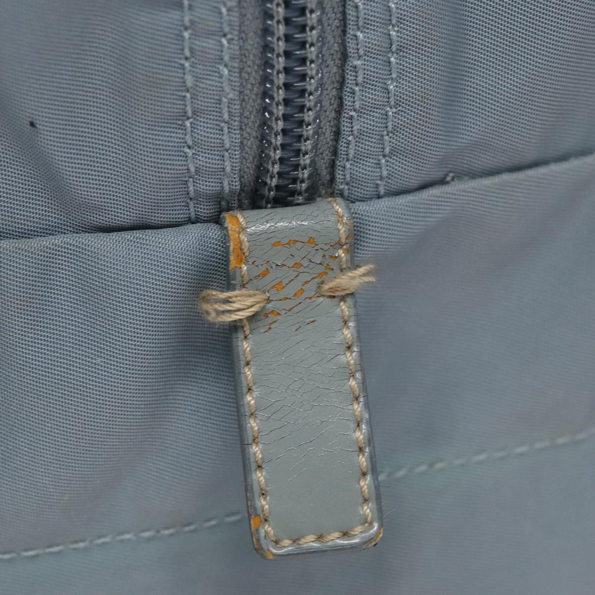 PRADA Shoulder Bag Nylon Light Blue Auth 109898