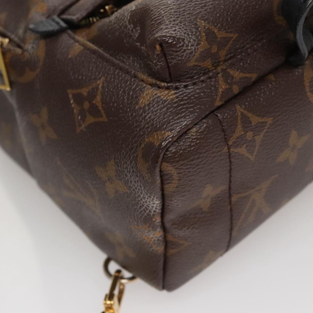 LOUIS VUITTON Monogram Palm Springs MINI Backpack M44873 LV Auth 109918