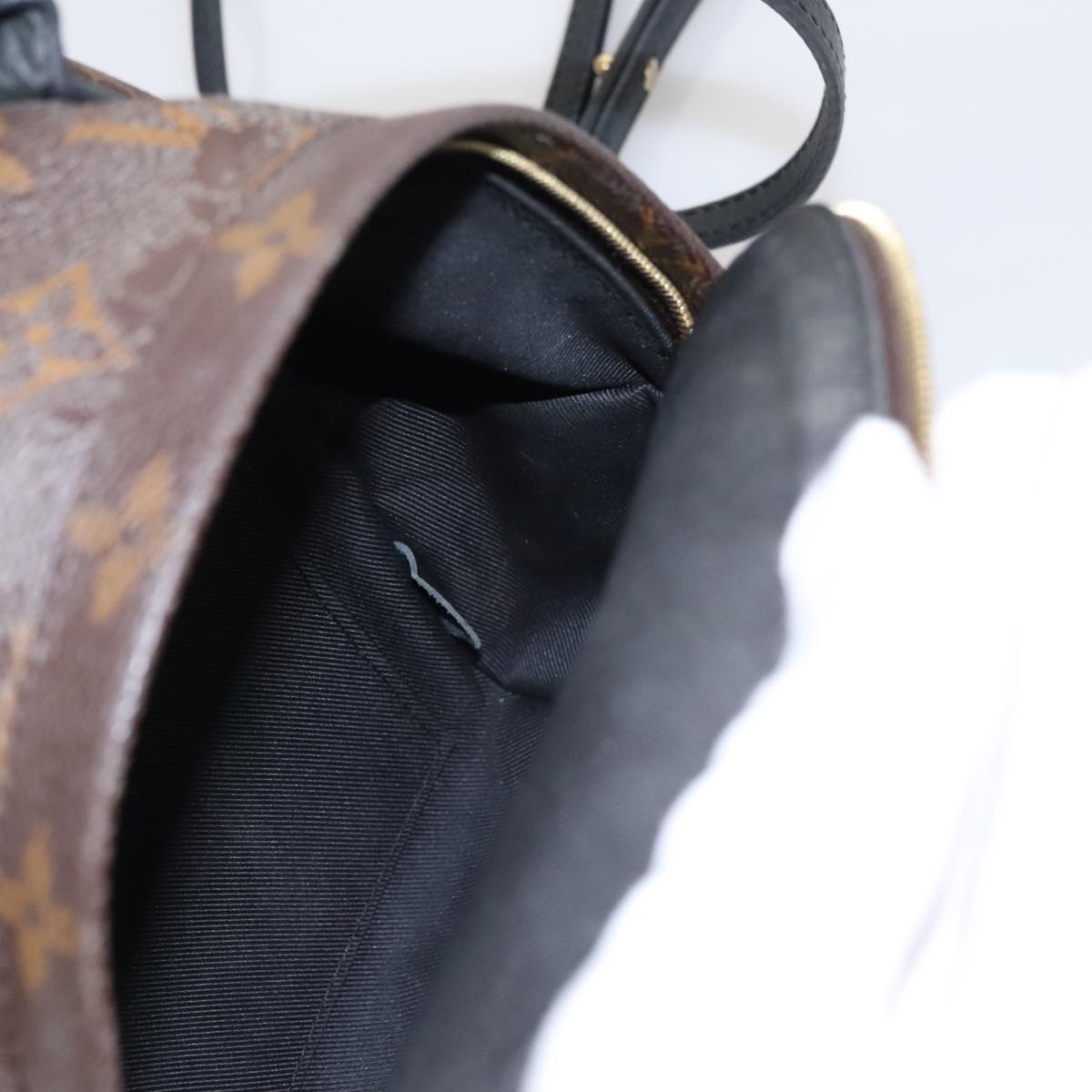 LOUIS VUITTON Monogram Palm Springs MINI Backpack M44873 LV Auth 109918