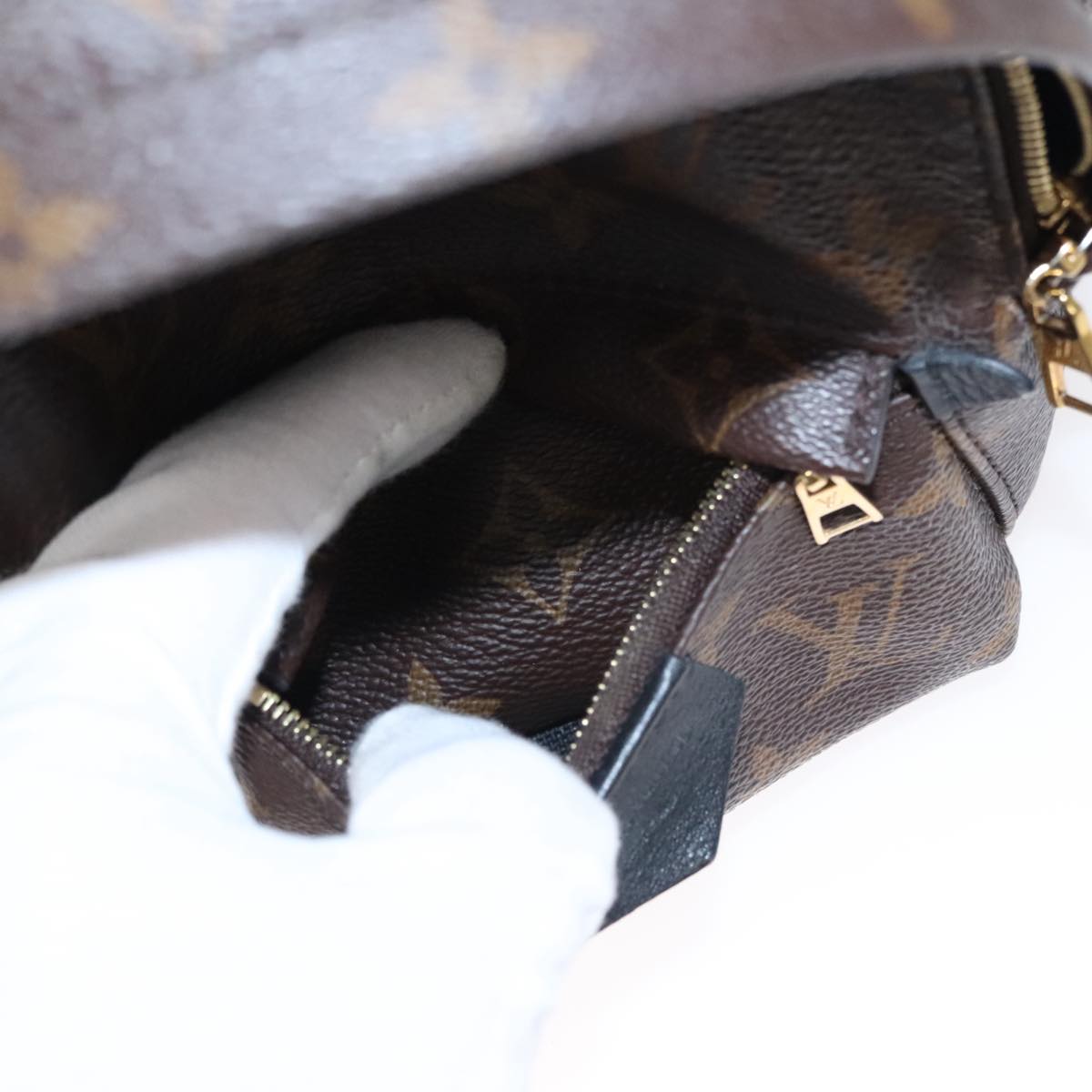 LOUIS VUITTON Monogram Palm Springs MINI Backpack M44873 LV Auth 109918