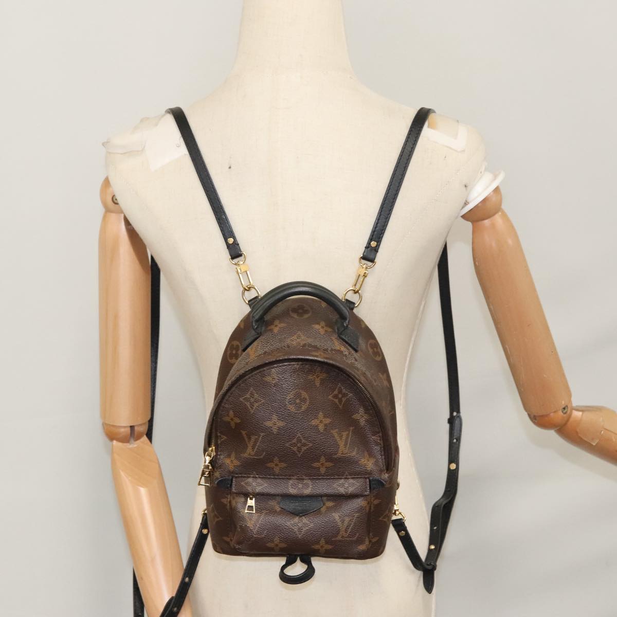 LOUIS VUITTON Monogram Palm Springs MINI Backpack M44873 LV Auth 109918