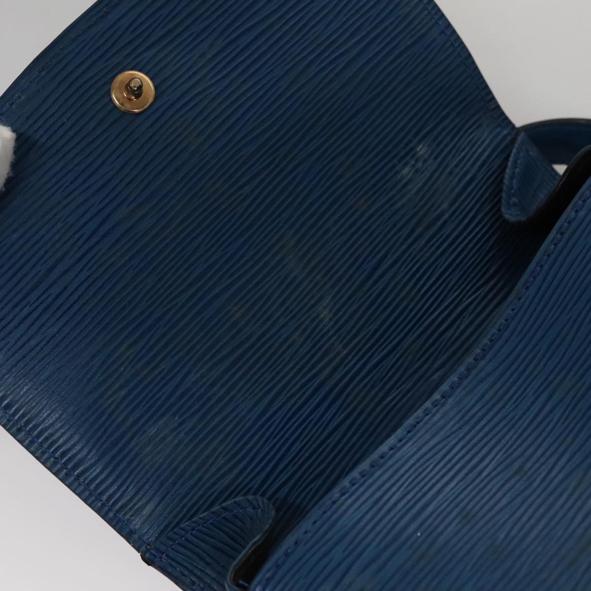 LOUIS VUITTON Epi Saint Cloud PM Shoulder Bag Blue M52195 LV Auth 109960