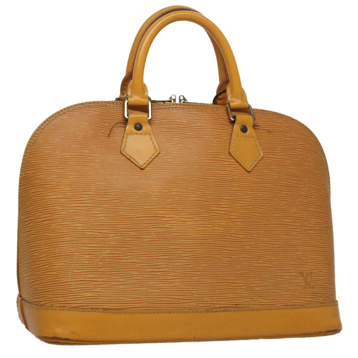 LOUIS VUITTON Epi Alma Hand Bag Yellow M52149 LV Auth 109963