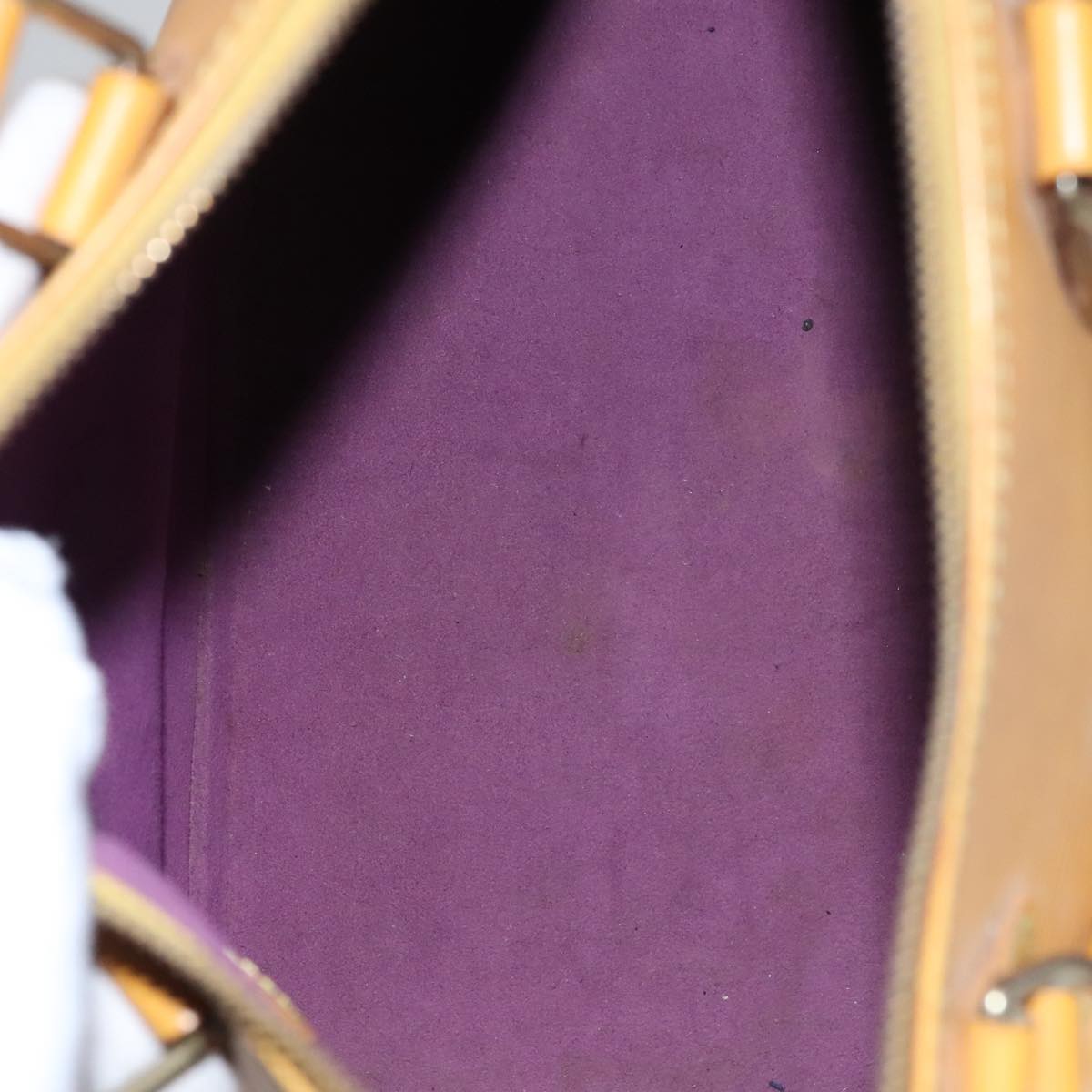 LOUIS VUITTON Epi Alma Hand Bag Yellow M52149 LV Auth 109963