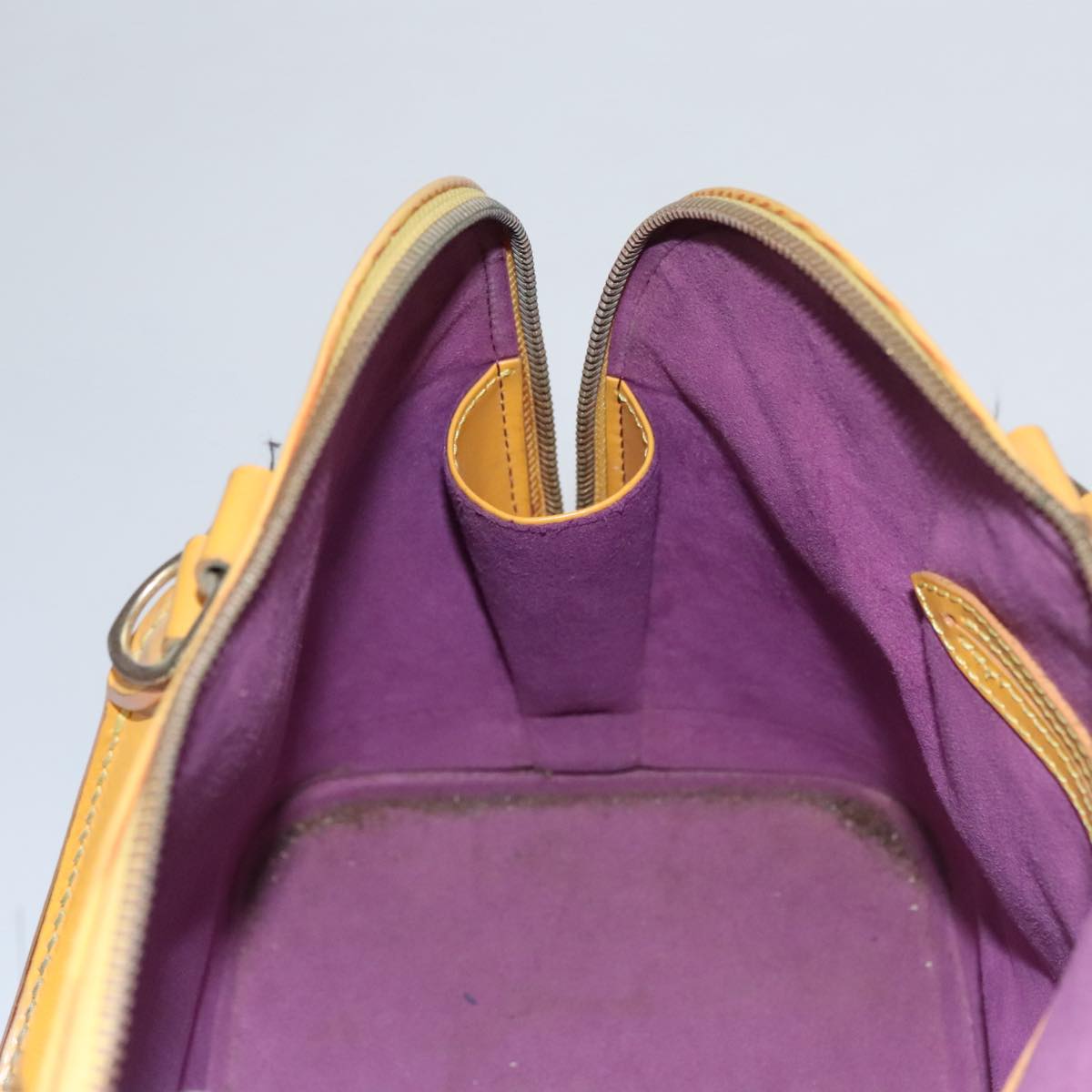 LOUIS VUITTON Epi Alma Hand Bag Yellow M52149 LV Auth 109963