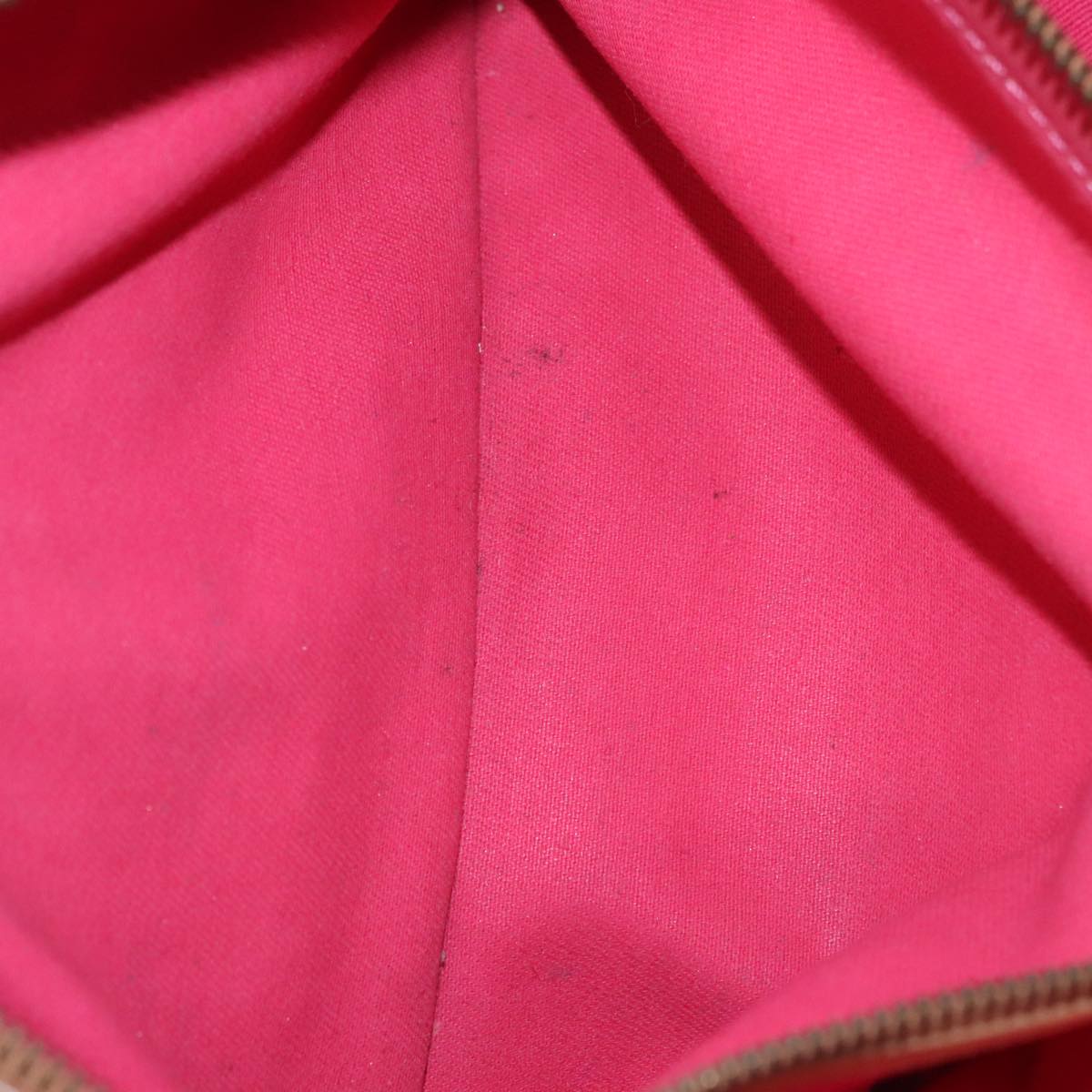 CELINE C Macadam Canvas Boogie bag Hand Bag Pink Auth 109991