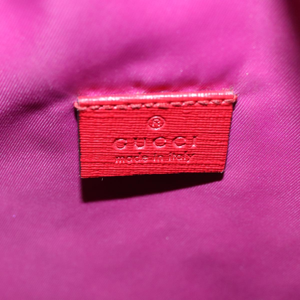 GUCCI GG Supreme Sherry Line Backpack PVC Beige Rainbow 550775 Auth 109993V