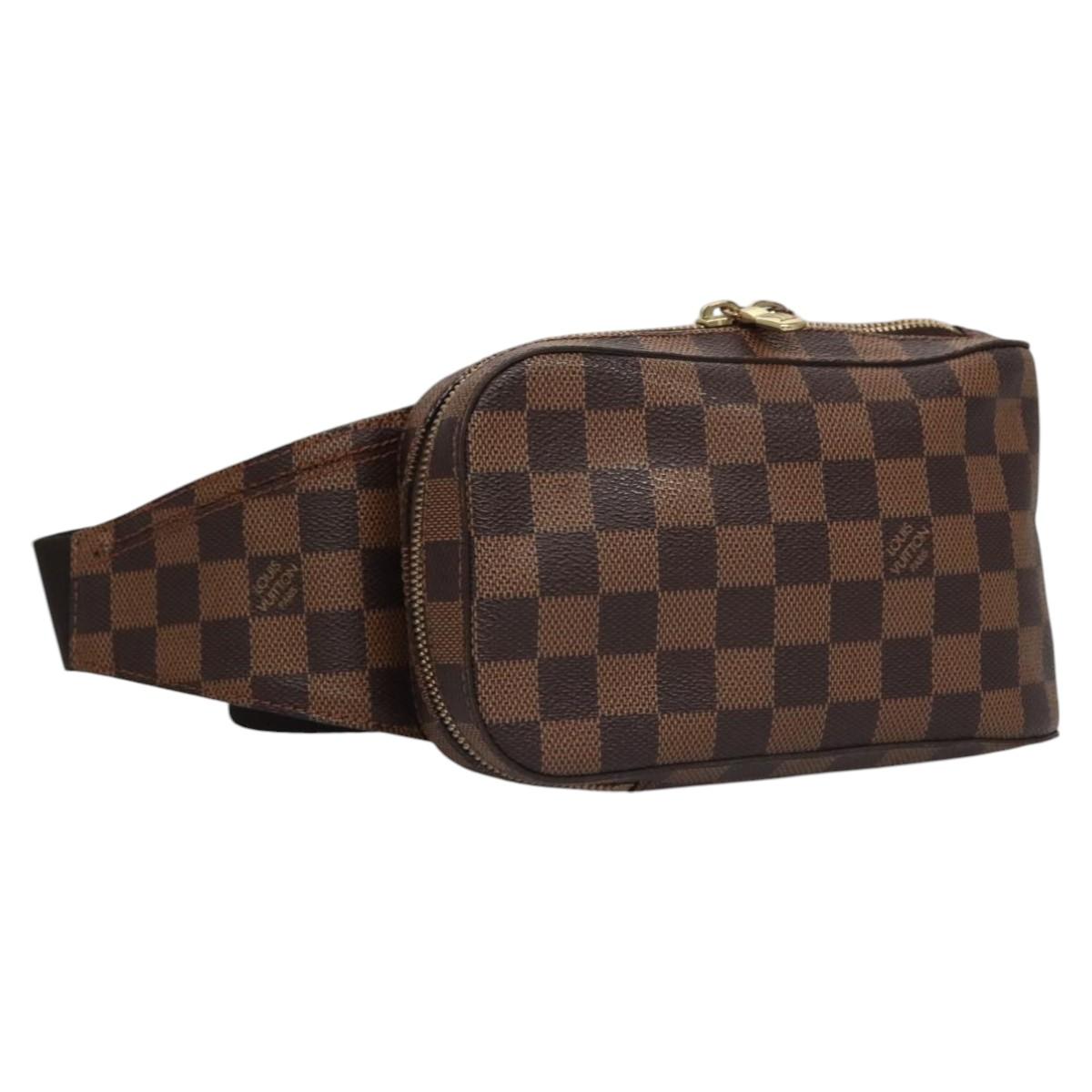 LOUIS VUITTON Damier Ebene Geronimos Shoulder Bag N51994 LV Auth 110110