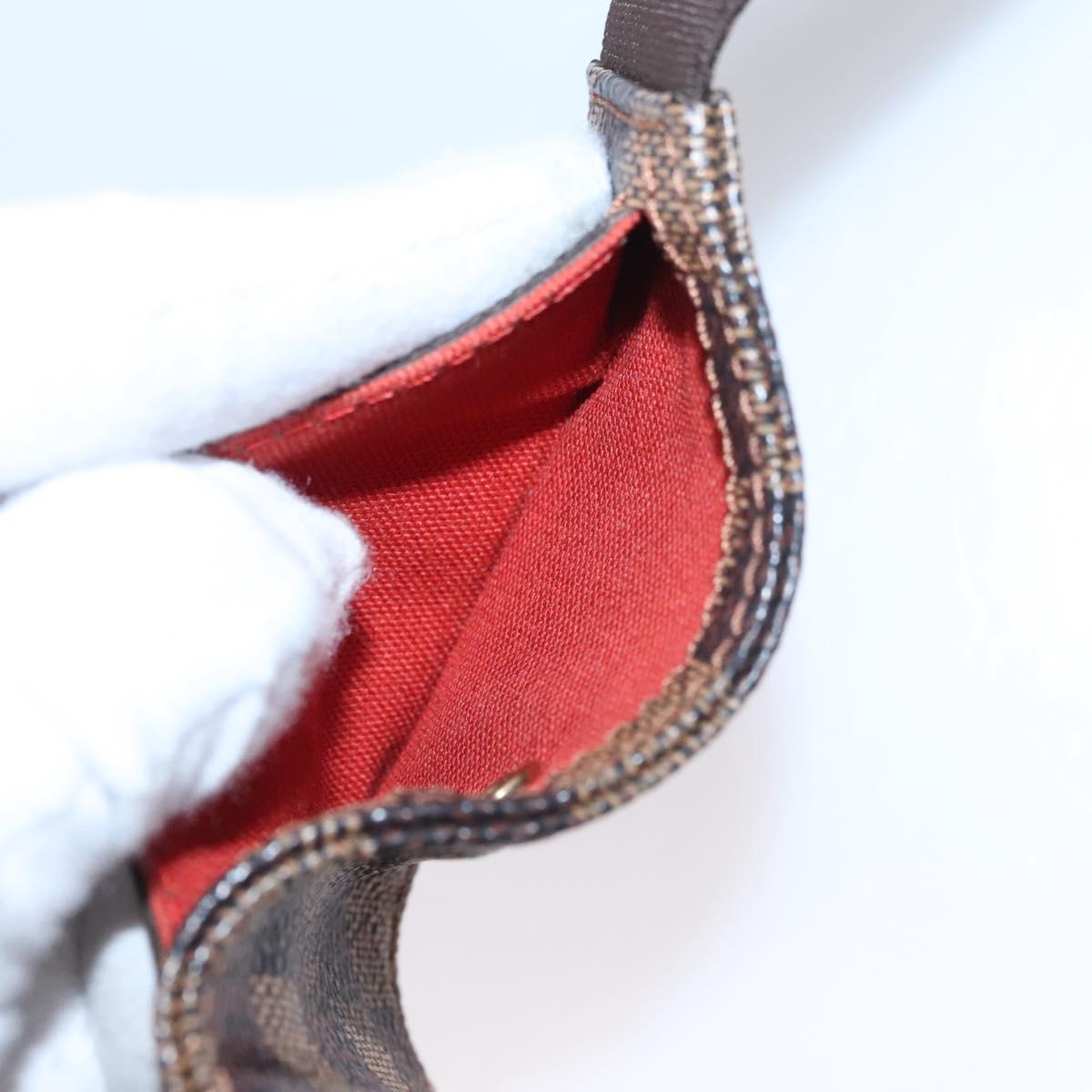 LOUIS VUITTON Damier Ebene Geronimos Shoulder Bag N51994 LV Auth 110110