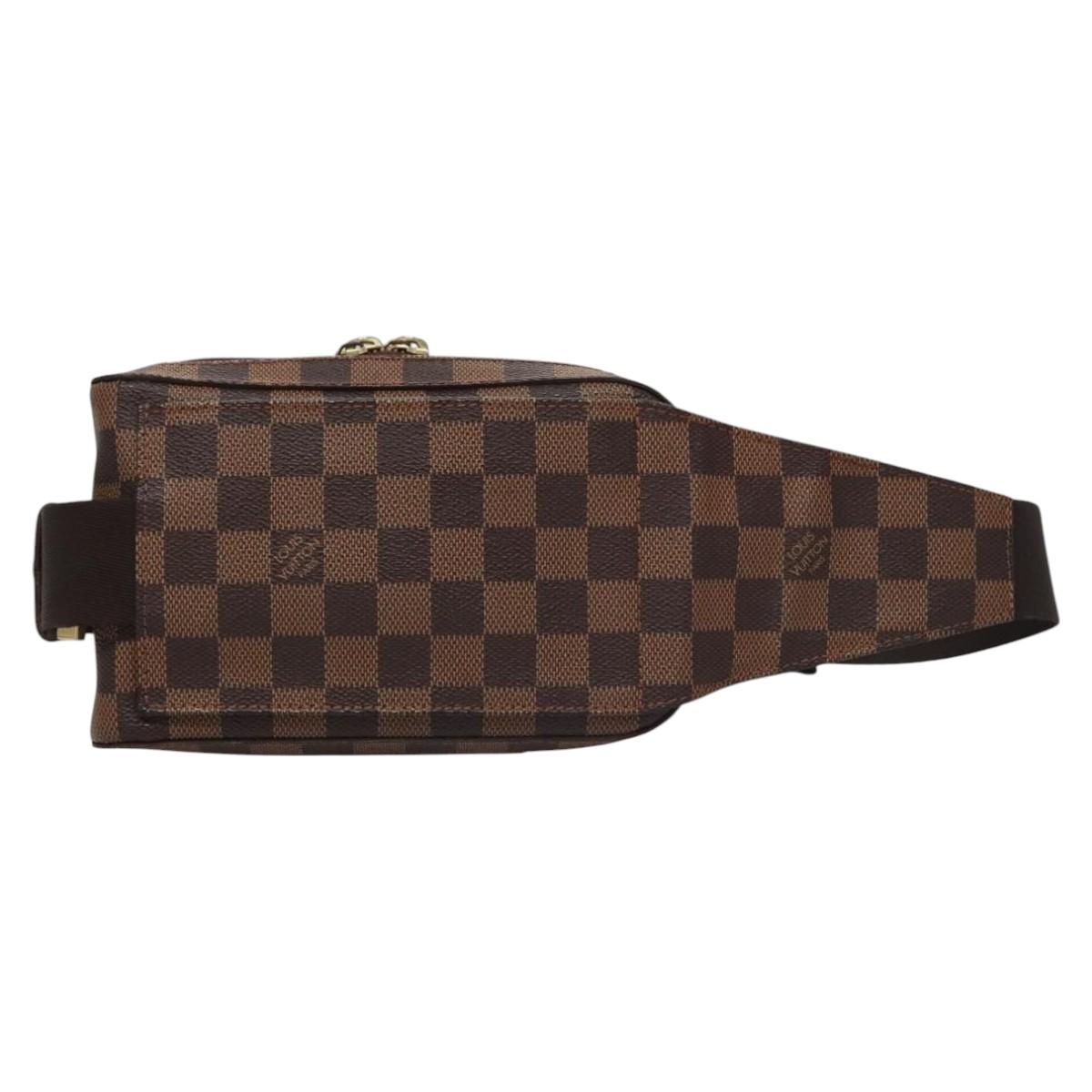 LOUIS VUITTON Damier Ebene Geronimos Shoulder Bag N51994 LV Auth 110110