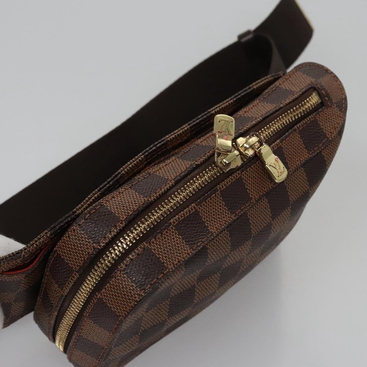 LOUIS VUITTON Damier Ebene Geronimos Shoulder Bag N51994 LV Auth 110110