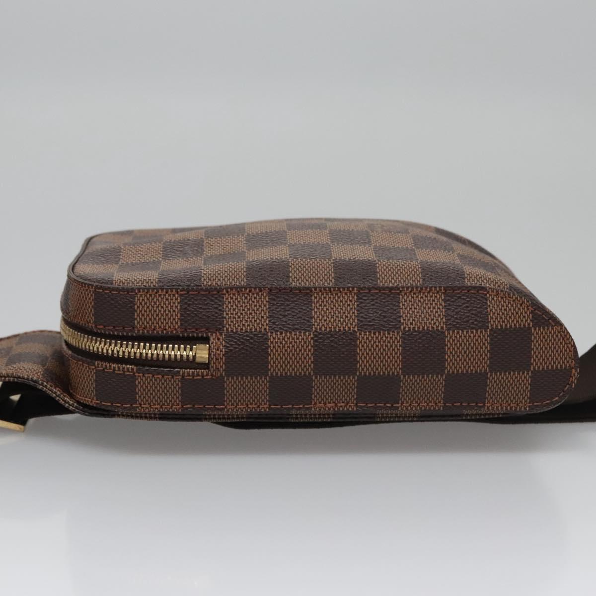 LOUIS VUITTON Damier Ebene Geronimos Shoulder Bag N51994 LV Auth 110110