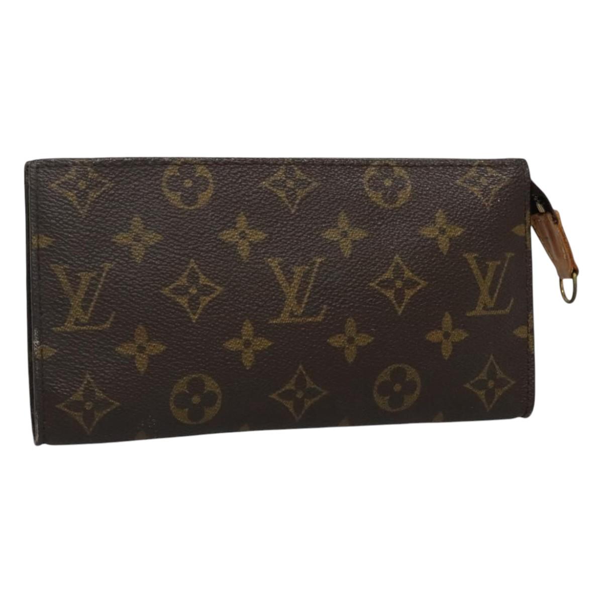 LOUIS VUITTON Monogram Bucket GM Accessory Pouch LV Auth 110130