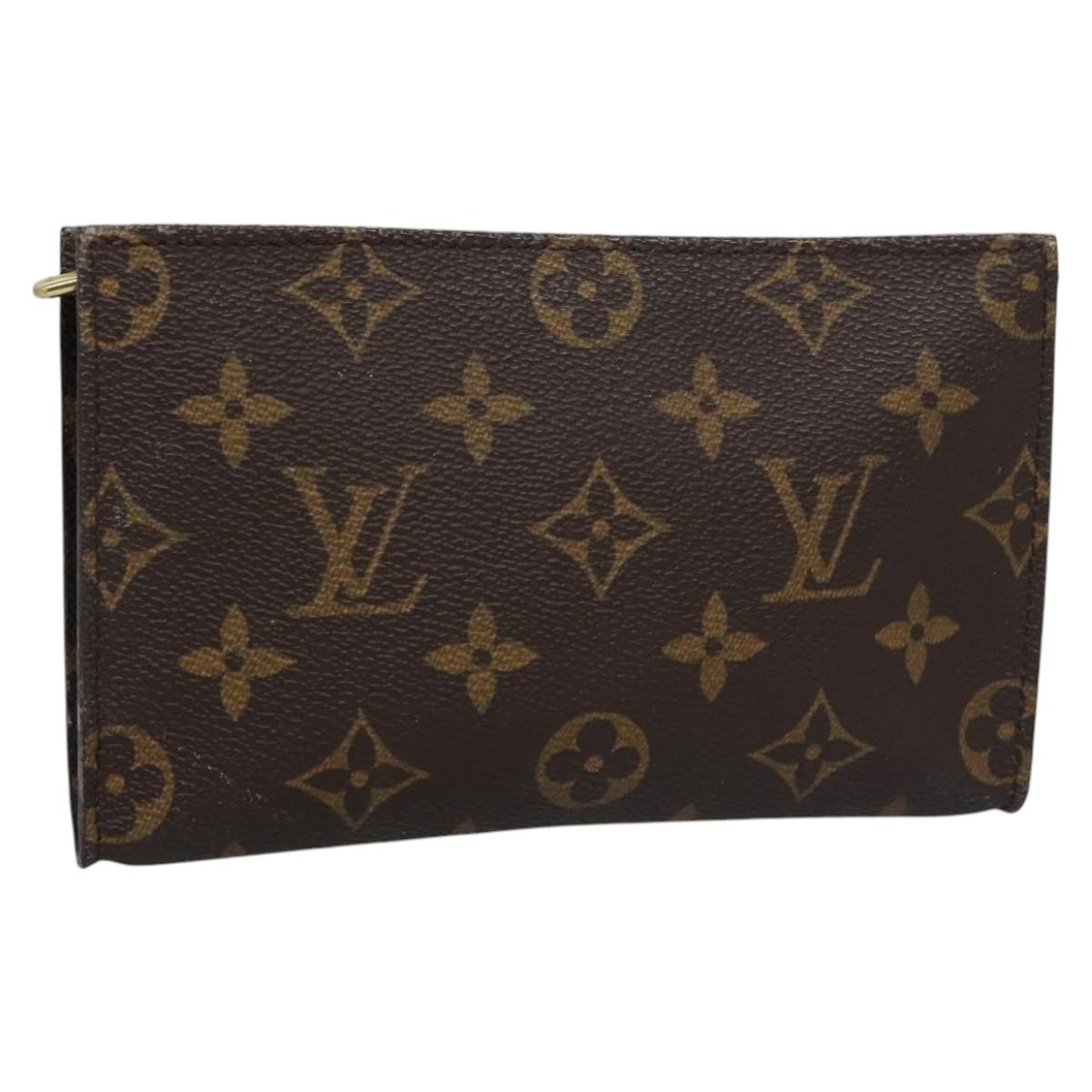 LOUIS VUITTON Monogram Bucket PM Accessory Pouch LV Auth 110133