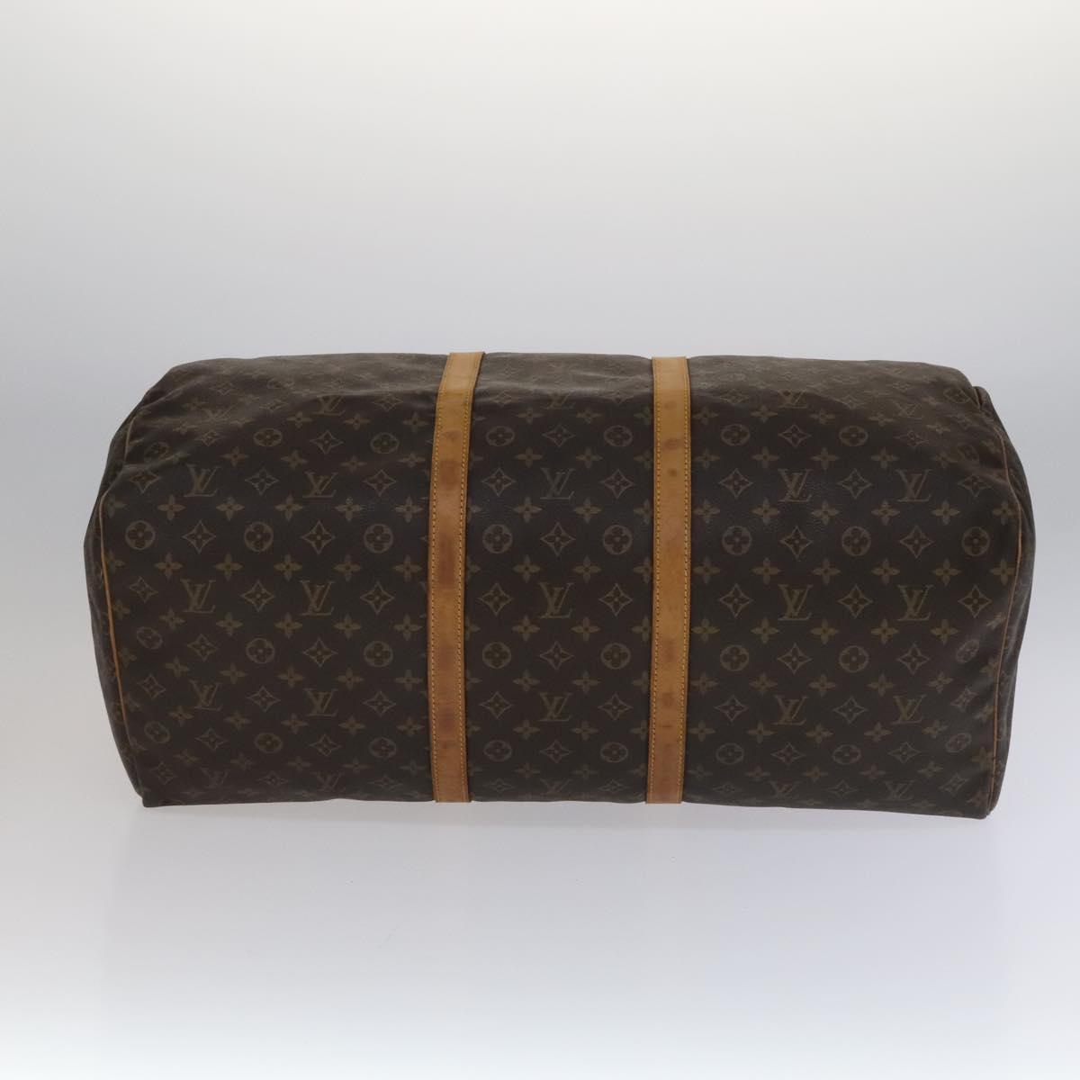 LOUIS VUITTON Monogram Keepall 60 Boston Bag M41422 LV Auth 110141