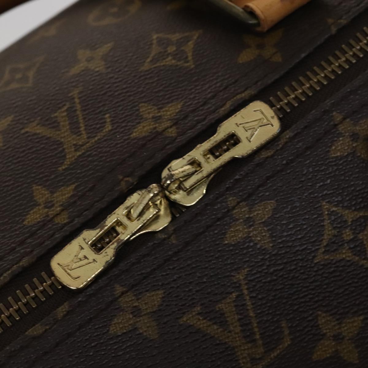 LOUIS VUITTON Monogram Keepall 60 Boston Bag M41422 LV Auth 110141