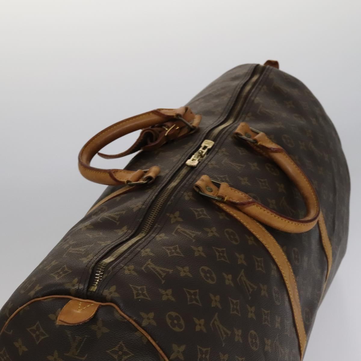 LOUIS VUITTON Monogram Keepall 60 Boston Bag M41422 LV Auth 110141
