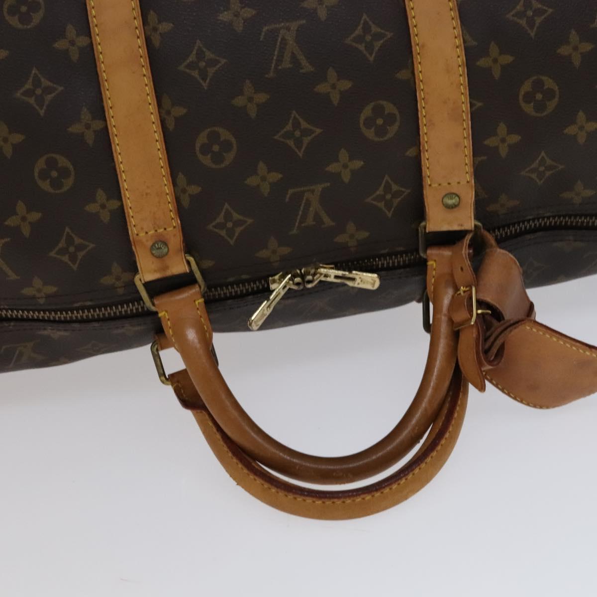 LOUIS VUITTON Monogram Keepall 60 Boston Bag M41422 LV Auth 110141