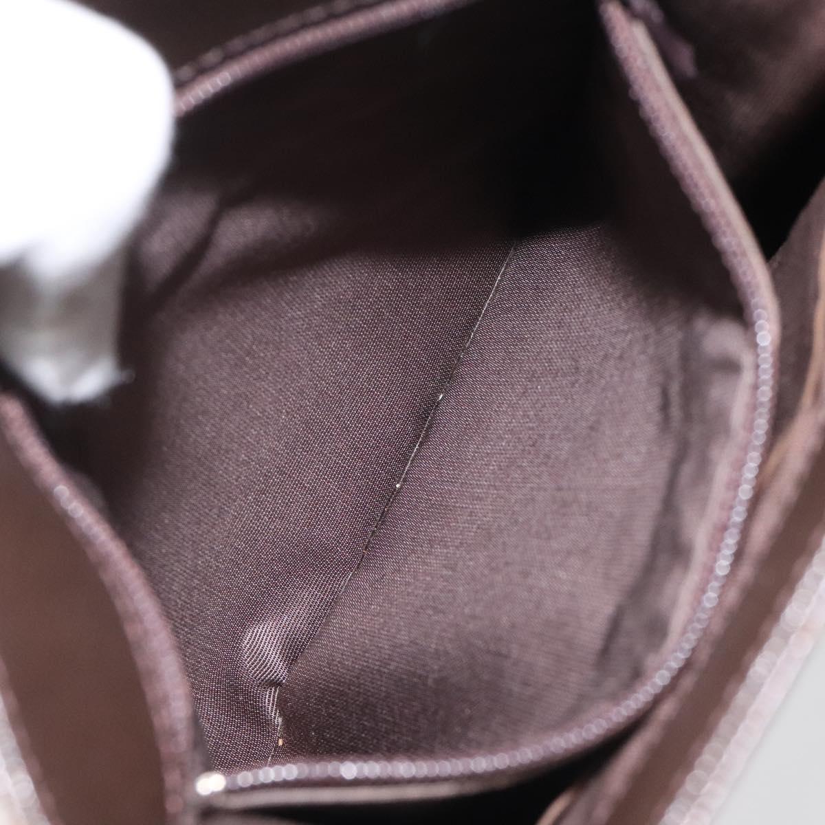 BURBERRY Nova Check Shoulder Bag Canvas Beige Auth 110242