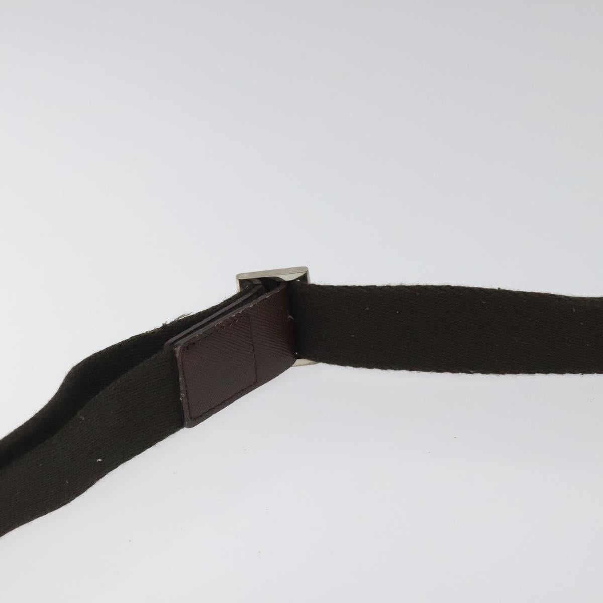 BURBERRY Nova Check Shoulder Bag Canvas Beige Auth 110242