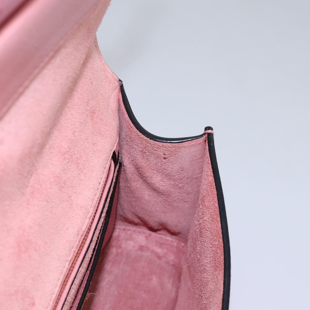 Miu Miu Shoulder Bag Leather Pink Auth 110296V